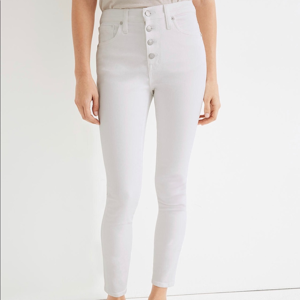 10" High-Rise Skinny Crop Jeans